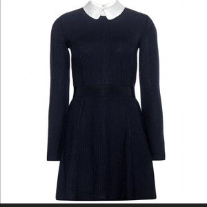 Maison Kitsune wool collared dress